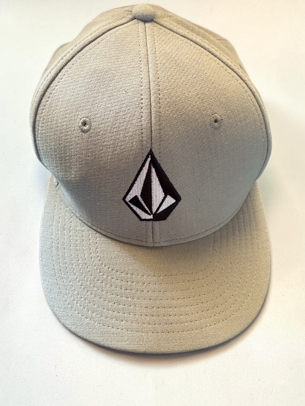Volcom Black and Light Gray Interior Logo Cap